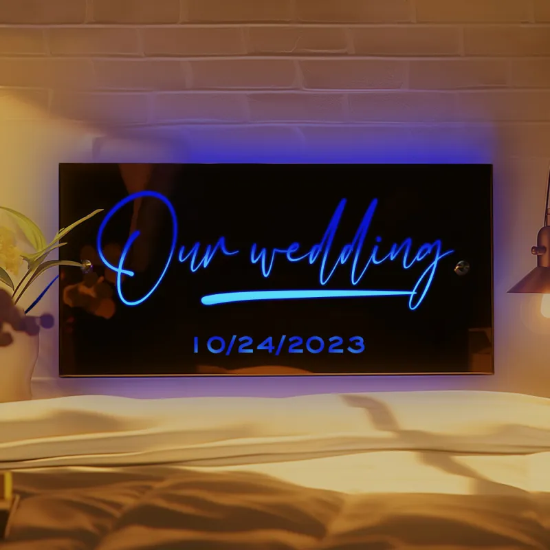 Personalized Multi-Colored LED Mirror